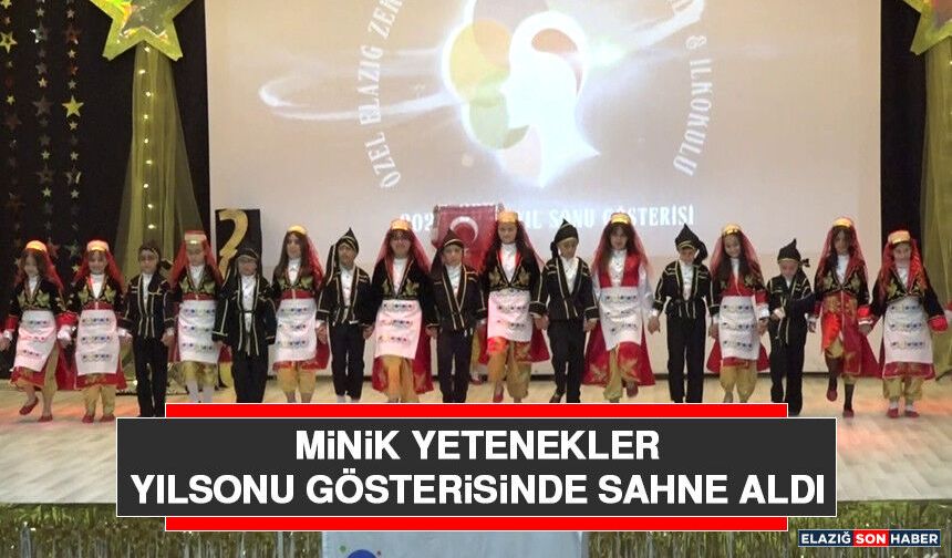 Minik Yetenekler Yılsonu Gösterisinde Sahne Aldı
