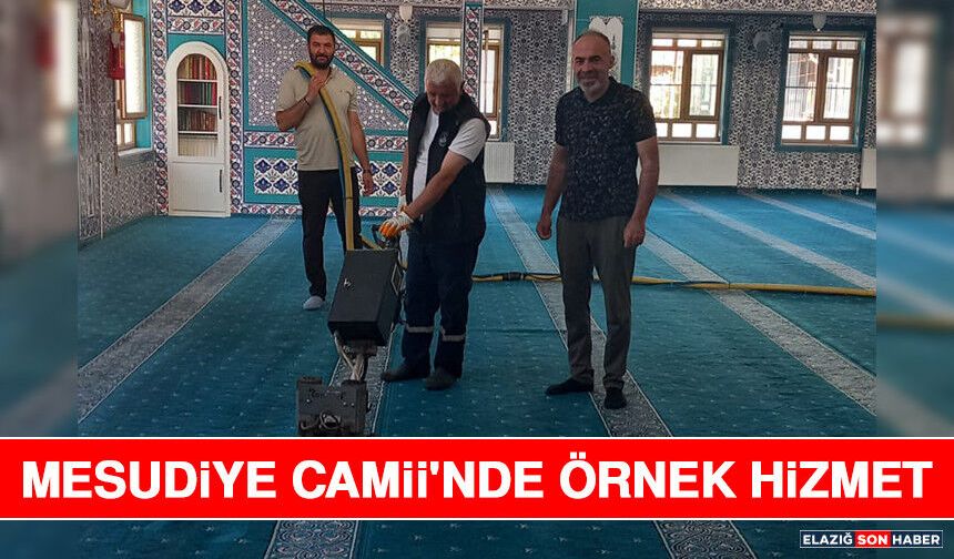 Mesudiye Camii'nde Örnek Hizmet