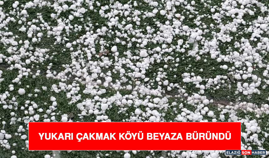 Yukarı Çakmak Köyü Beyaza Büründü