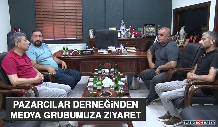 Pazarcılar Derneğinden Medya Grubumuza Ziyaret