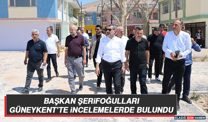 Başkan Şerifoğulları Güneykent’te İncelemelerde Bulundu