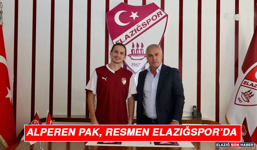 Alperen Pak, Resmen Elazığspor’da