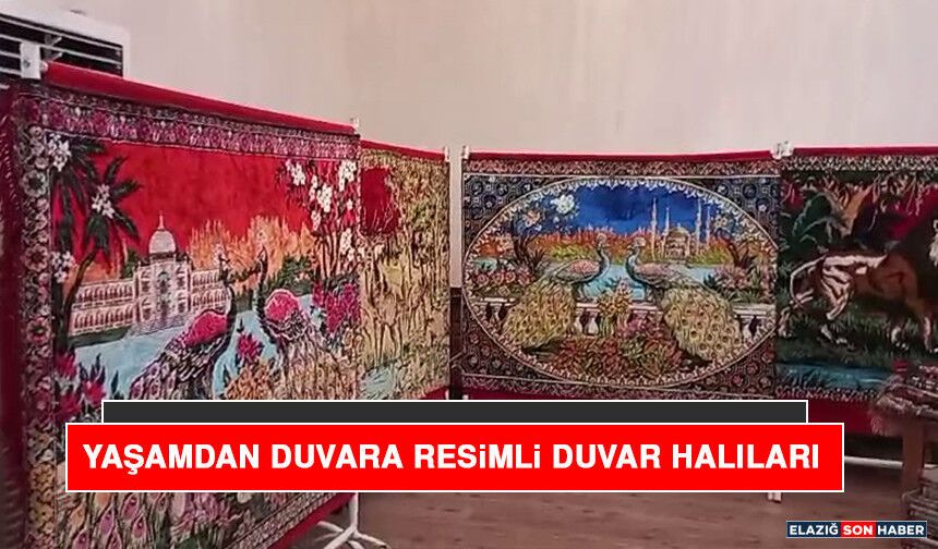 Yaşamdan Duvara Resimli Duvar Halıları