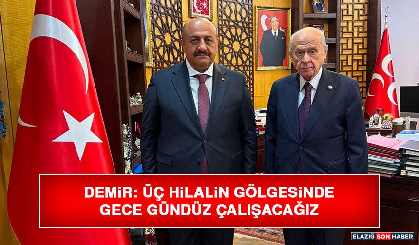 Demir: Üç Hilalin Gölgesinde Gece Gündüz Çalışacağız