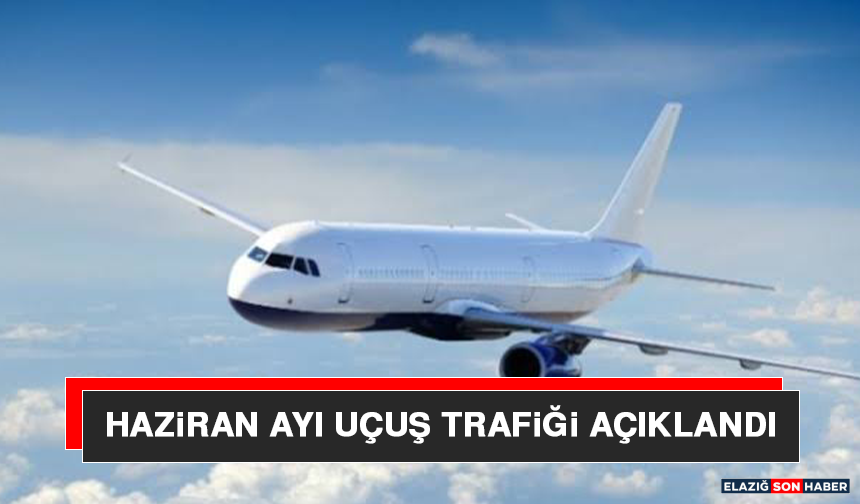 Haziran Ayı Uçuş Trafiği Açıklandı