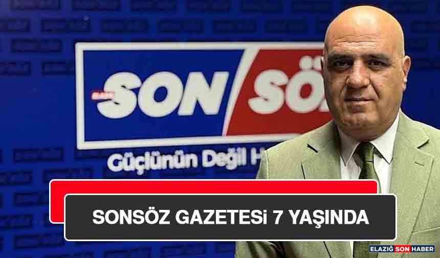 Sonsöz Gazetesi 7 Yaşında