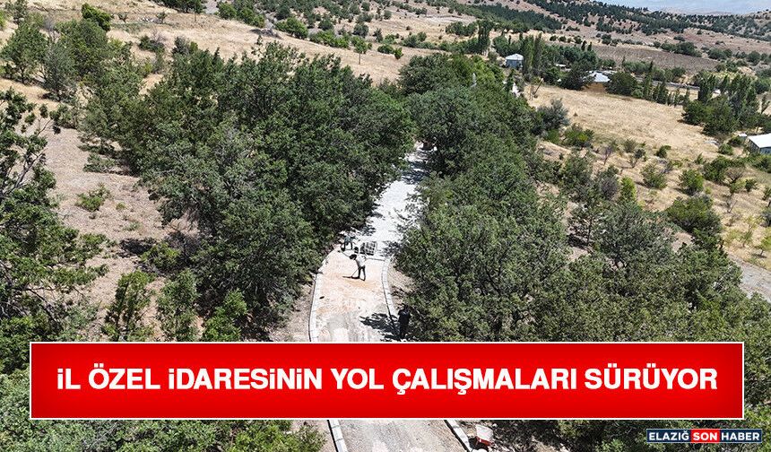 İl Özel İdaresinin Yol Çalışmaları Sürüyor