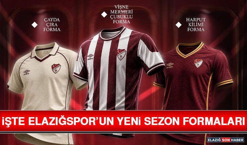 İşte Elazığspor’un Yeni Sezon Formaları