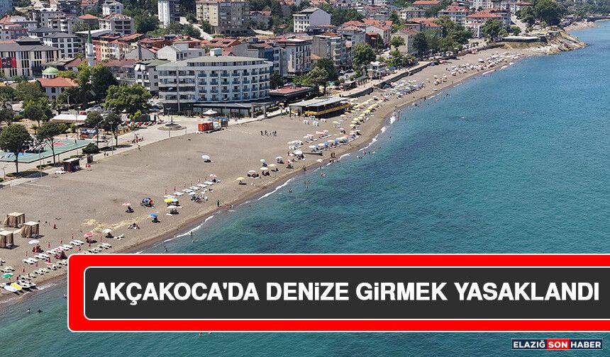 Akçakoca'da Denize Girmek Yasaklandı