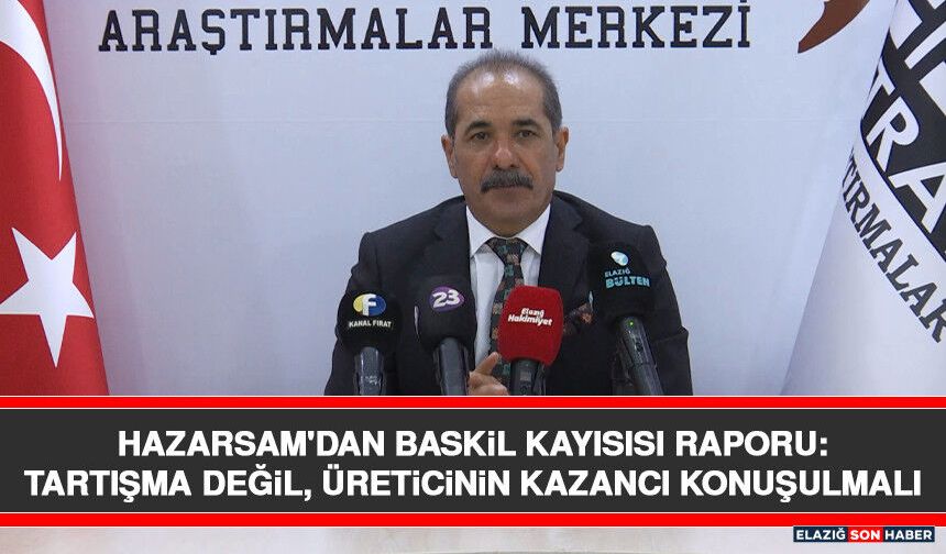 Hazarsam'dan Baskil Kayısısı Raporu: Tartışma Değil, Üreticinin Kazancı Konuşulmalı
