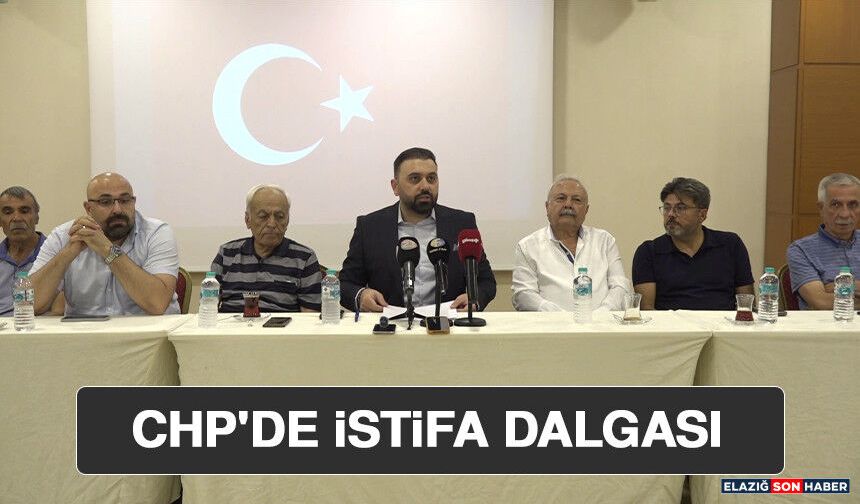 CHP'de İstifa Dalgası