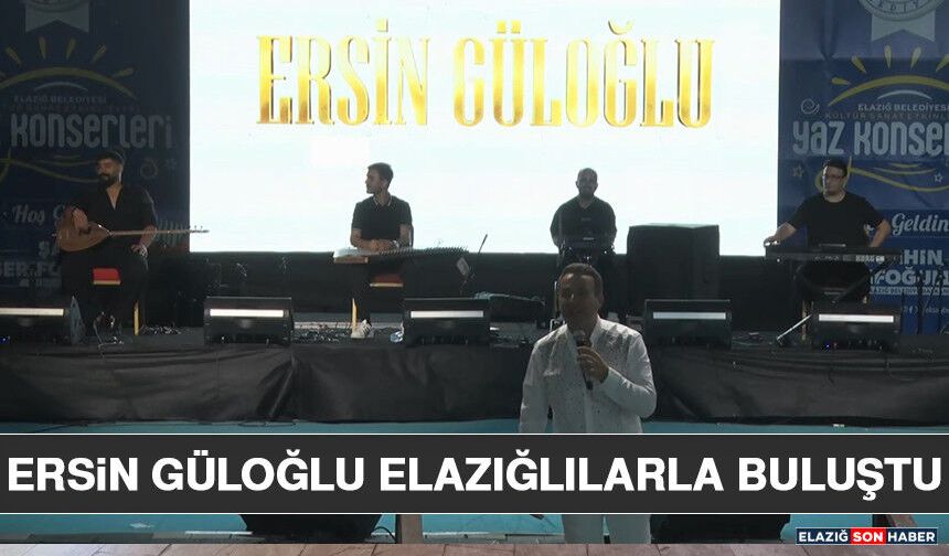 Ersin Güloğlu Elazığlılarla Buluştu