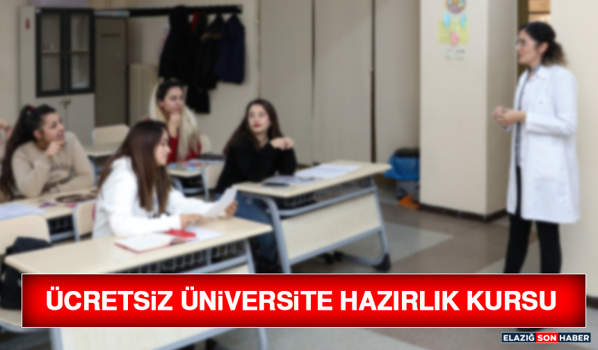 Elazığ Halk Eğitimi Merkezi'nden Ücretsiz Üniversite Hazırlık Kursu