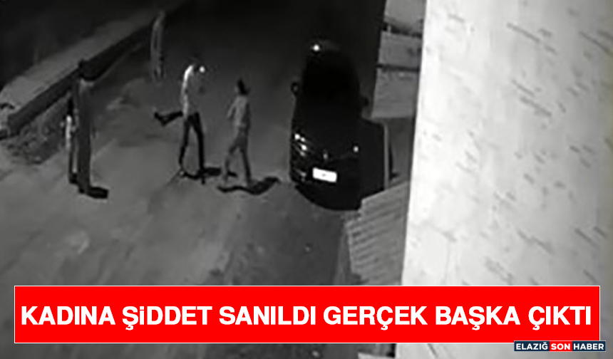 Kadına Şiddet Sanıldı Gerçek Başka Çıktı