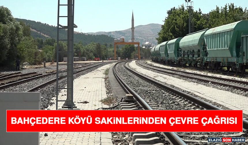 Bahçedere Köyü Sakinlerinden Çevre Çağrısı
