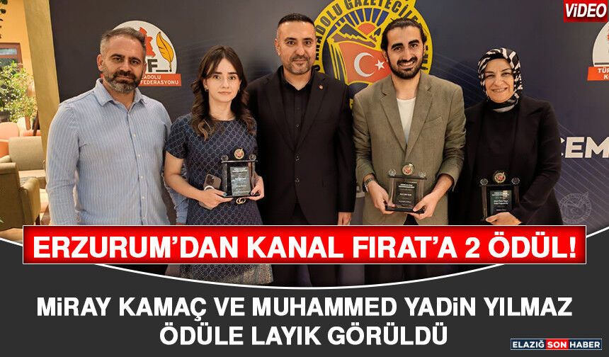 Erzurum’dan Kanal Fırat’a 2 Ödül