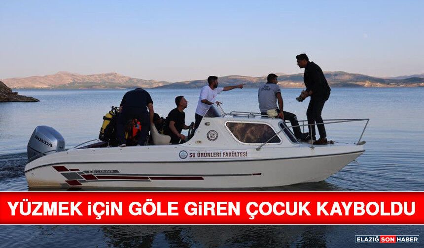 Yüzmek İçin Göle Giren Çocuk Kayboldu
