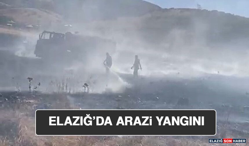 Elazığ’da Arazi Yangını