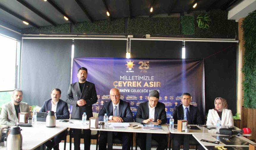 AK Parti Bingöl İl Başkanı Seven: 'Teşkilat olarak sahadayız'