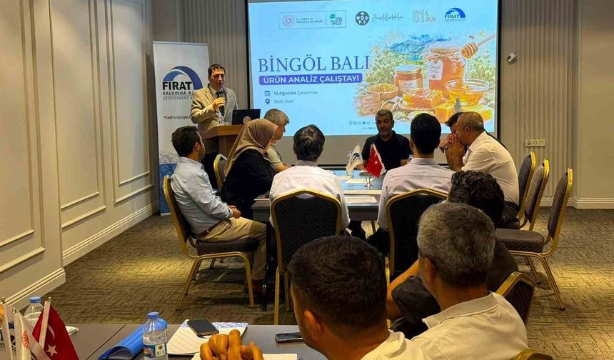 Bingöl Balı'nın katma değerli ürünlere dönüştürülmesi için yol haritası belirleniyor