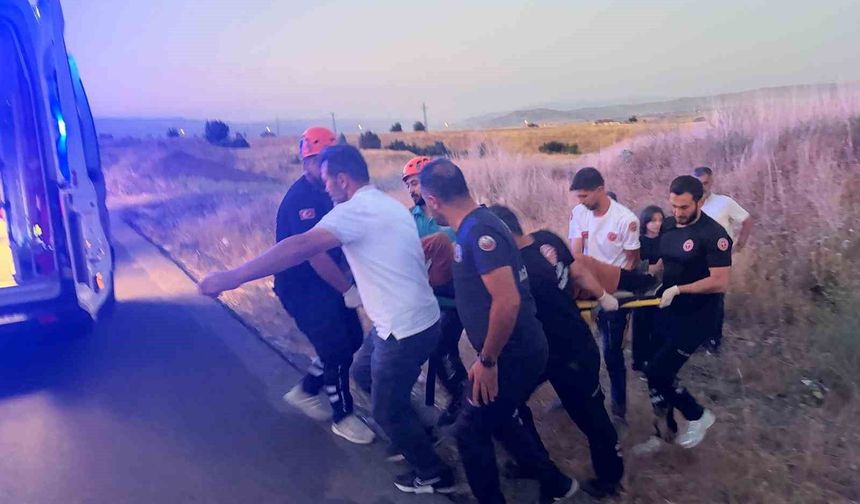 Bingöl'de otomobil yoldan çıktı: 2 yaralı
