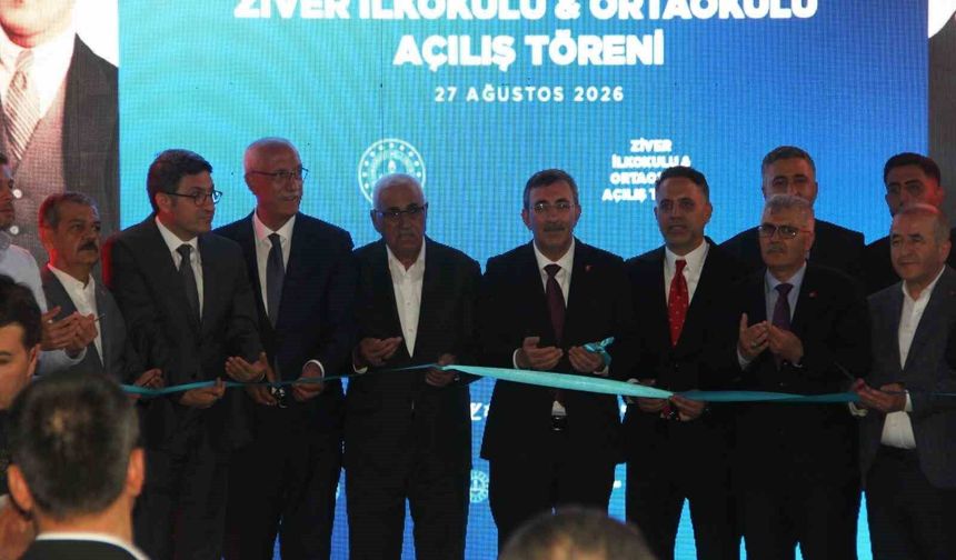 Cumhurbaşkanı Yardımcısı Yılmaz: 'Bingöl'e 222 yeni derslik kazandıracağız'