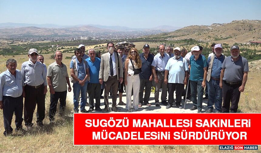 Sugözü Mahallesi Sakinleri Mücadelesini Sürdürüyor