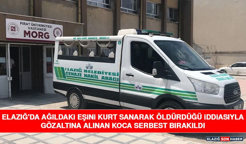 Elazığ'da Ağıldaki Eşini Kurt Sanarak Öldürdüğü İddiasıyla Gözaltına Alınan Koca Serbest Bırakıldı