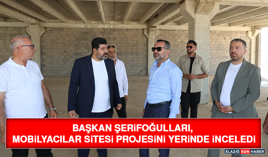 Başkan Şerifoğulları, Mobilyacılar Sitesi Projesini Yerinde İnceledi