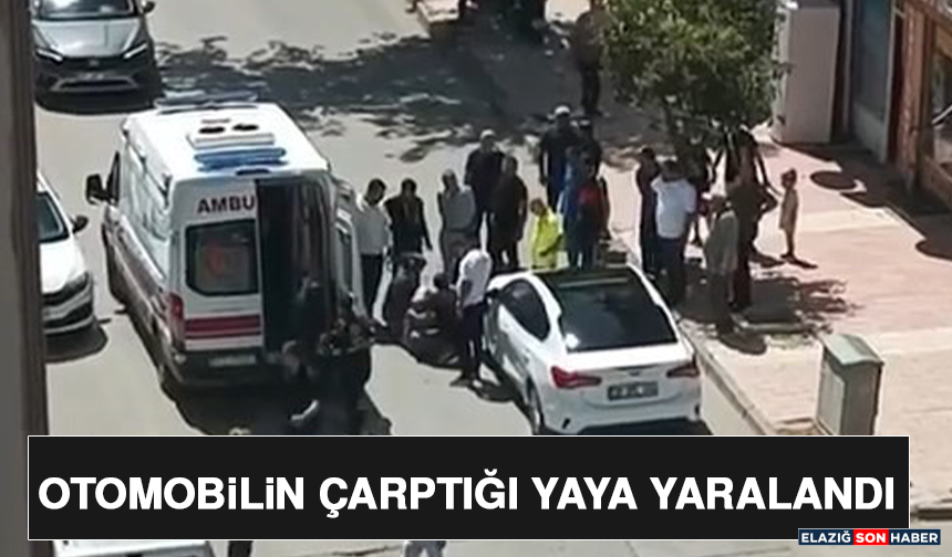 Otomobilin Çarptığı Yaya Yaralandı