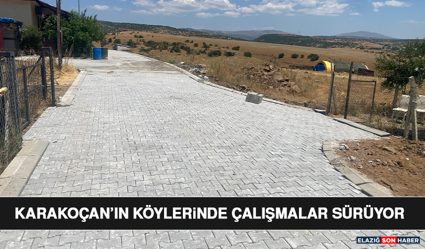 Karakoçan’ın Köylerinde Çalışmalar Sürüyor