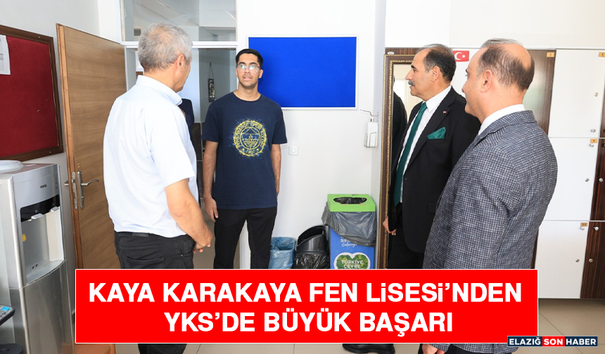Kaya Karakaya Fen Lisesi’nden YKS’de Büyük Başarı