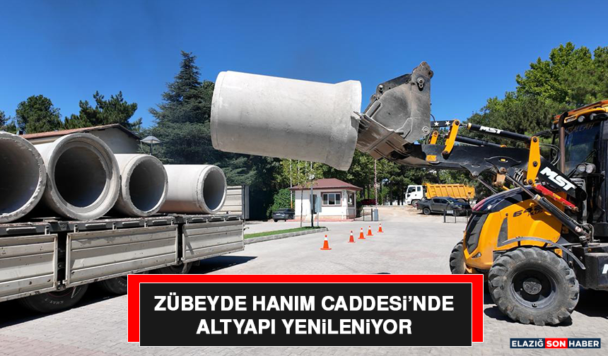 Zübeyde Hanım Caddesi’nde Altyapı Yenileniyor