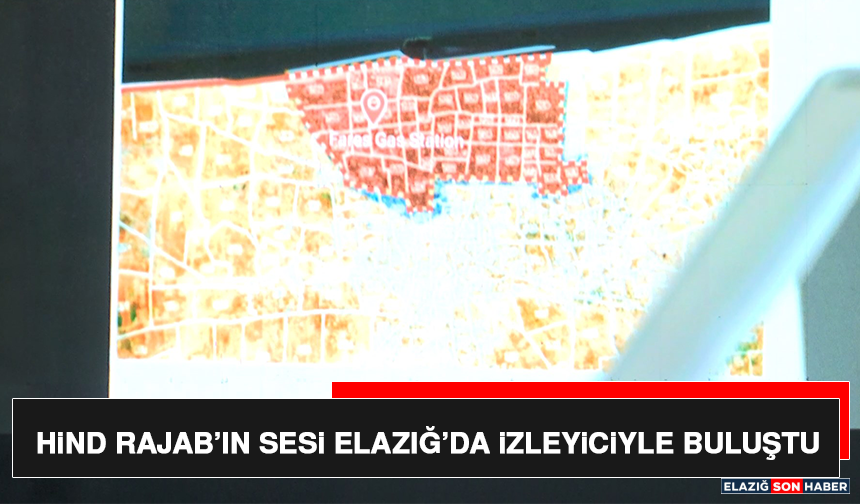 Hind Rajab’ın Sesi Elazığ’da İzleyiciyle Buluştu