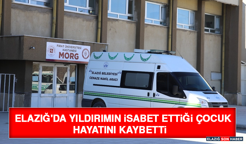 Elazığ'da Yıldırımın İsabet Ettiği Çocuk Hayatını Kaybetti
