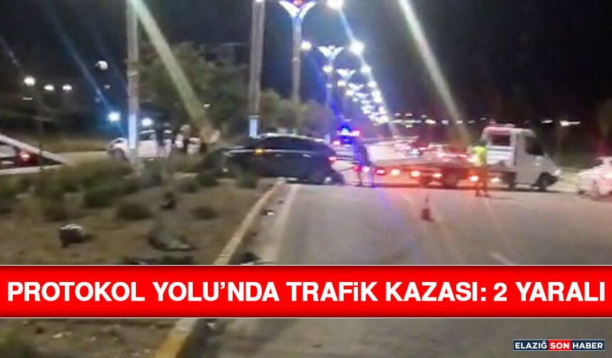 Protokol Yolu’nda Trafik Kazası: 2 Yaralı