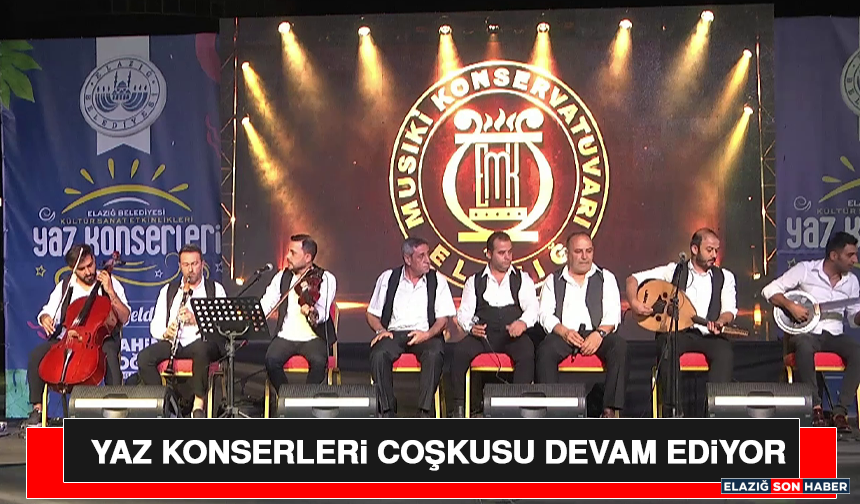 Yaz Konserleri Coşkusu Devam Ediyor
