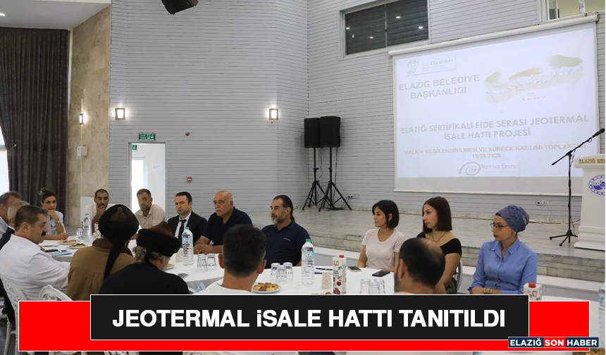 Jeotermal İsale Hattı Tanıtıldı