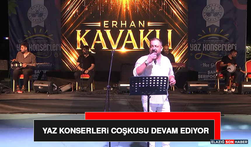 Yaz Konserleri Coşkusu Devam Ediyor