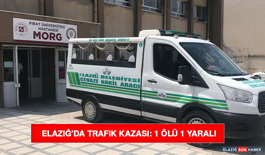 Elazığ’da Trafik Kazası: 1 Ölü 1 Yaralı