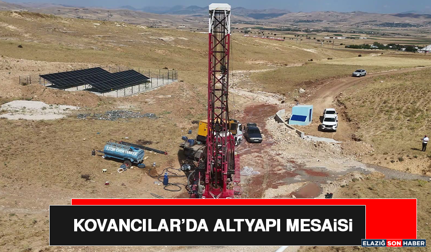 Kovancılar’da Altyapı Mesaisi
