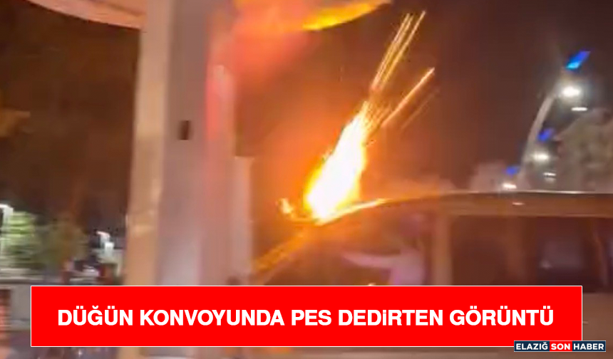 Düğün Konvoyunda Pes Dedirten Görüntü