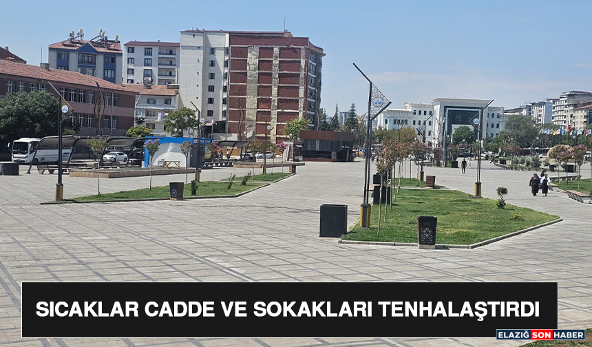 Sıcaklar Cadde ve Sokakları Tenhalaştırdı