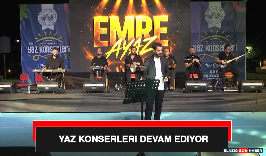 Yaz Konserleri Devam Ediyor