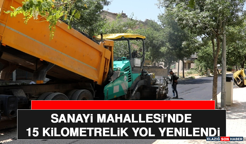 Sanayi Mahallesi’nde 15 Kilometrelik Yol Yenilendi