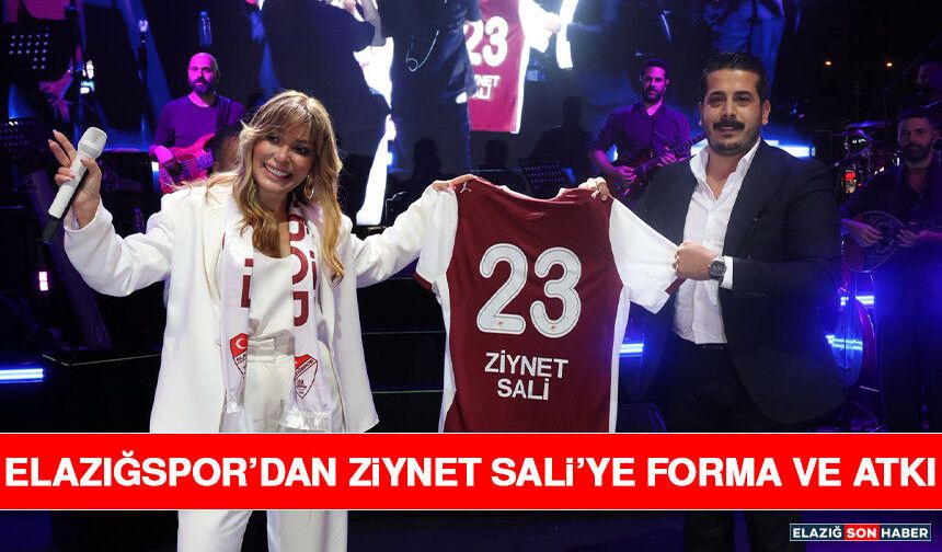 Elazığspor’dan Ziynet Sali’ye Forma ve Atkı