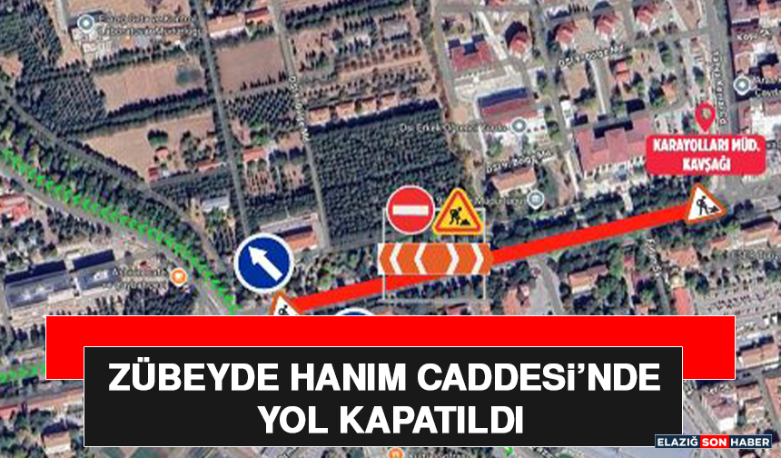 Zübeyde Hanım Caddesi’nde Yol Kapatıldı