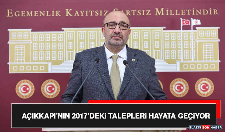 Açıkkapı’nın 2017’deki Talepleri Hayata Geçiyor