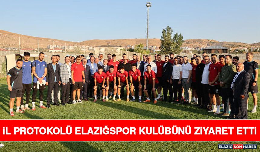 İl Protokolü Elazığspor Kulübünü Ziyaret Etti