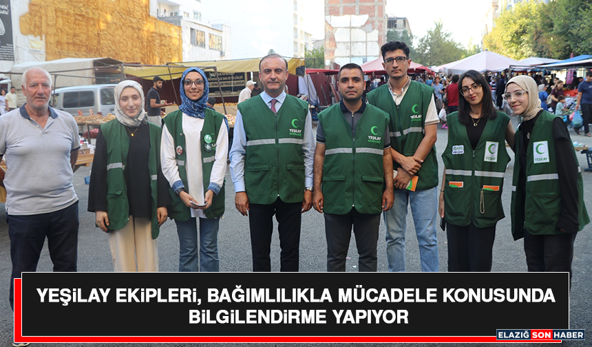 Yeşilay Ekipleri, Bağımlılıkla Mücadele Konusunda Bilgilendirme Yapıyor